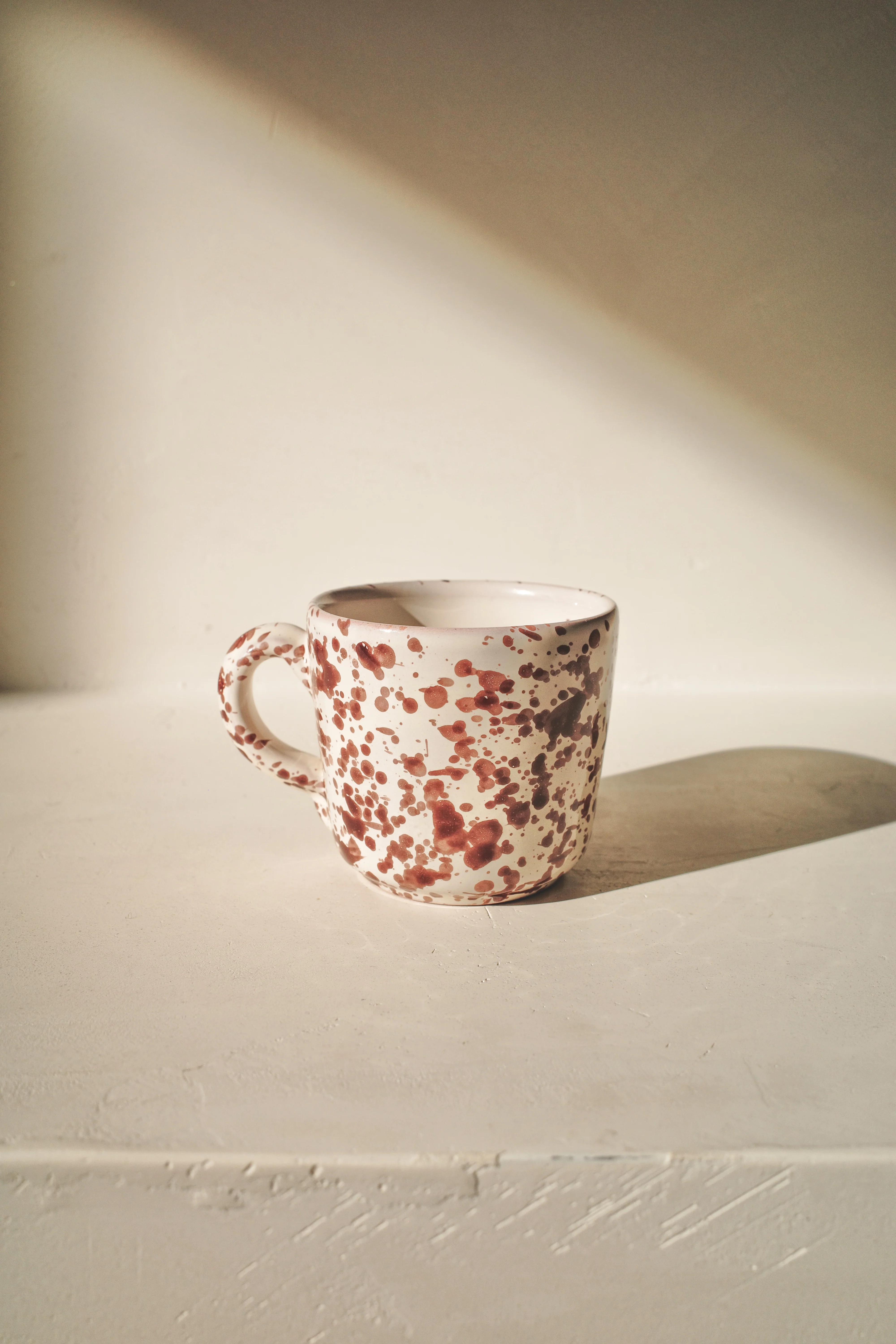 Splatter Coffee Cup and Saucer by Fasanoceramiche - Image 4