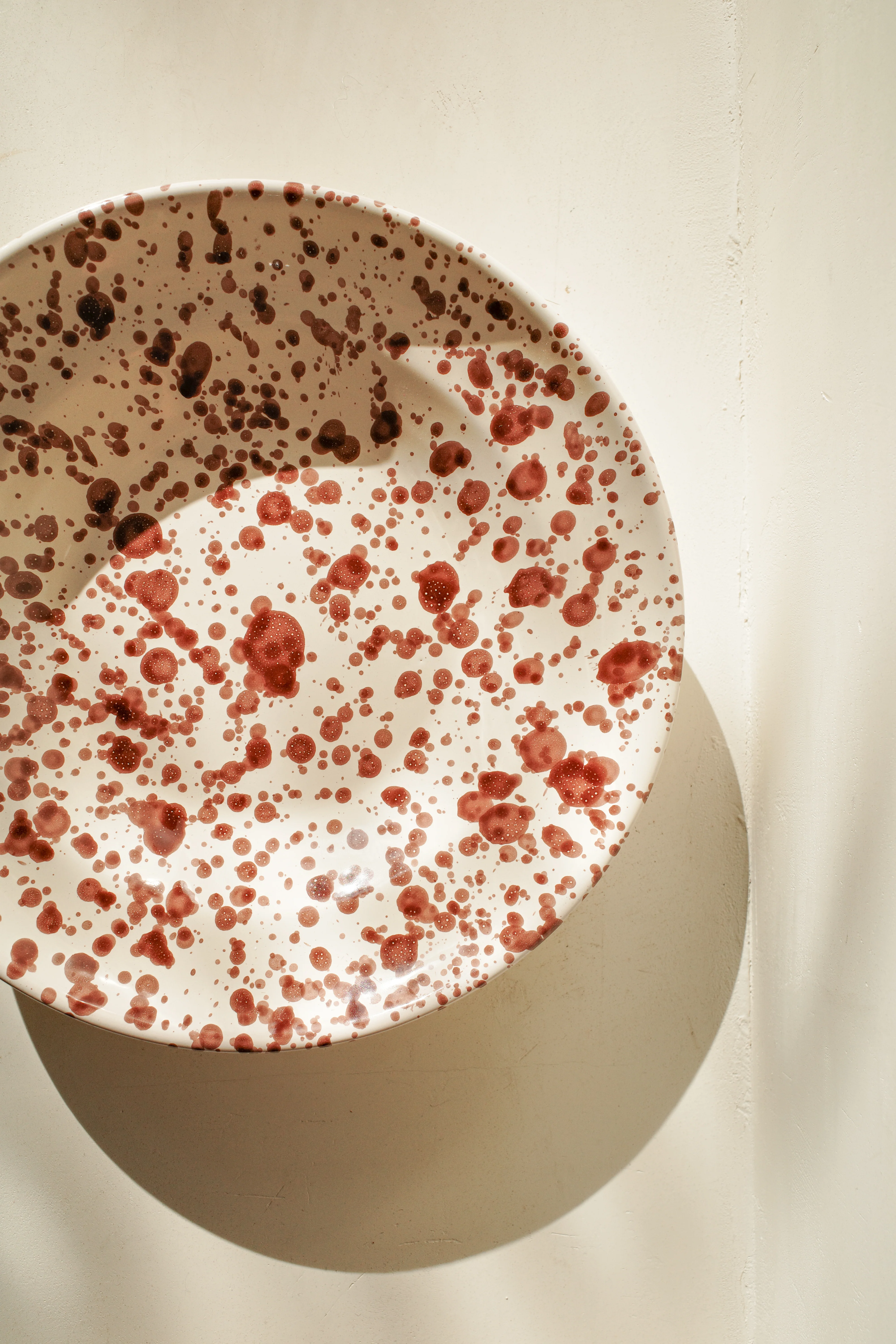 Brown Splatter Deep Plate - Image 4