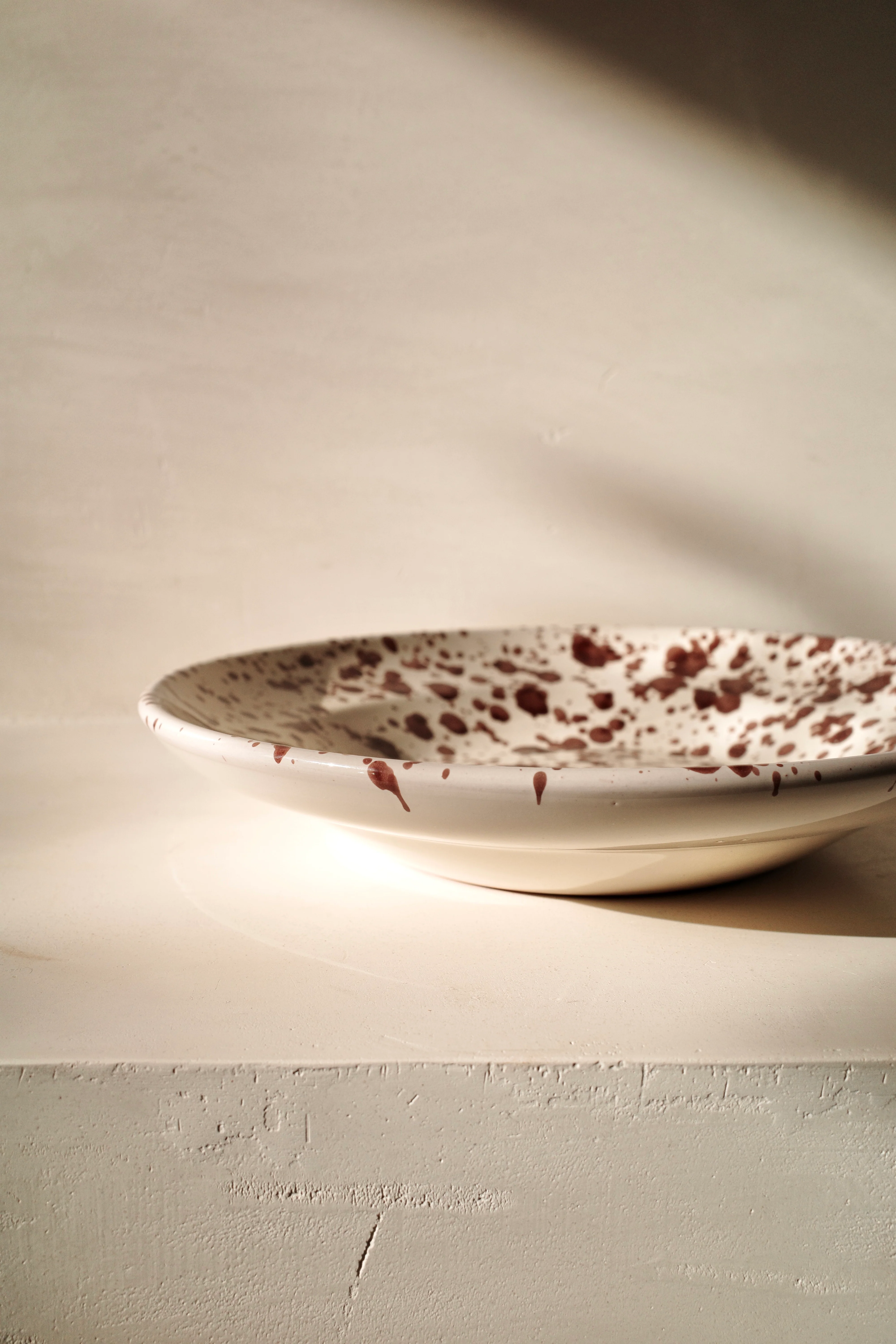Brown Splatter Deep Plate - Image 5