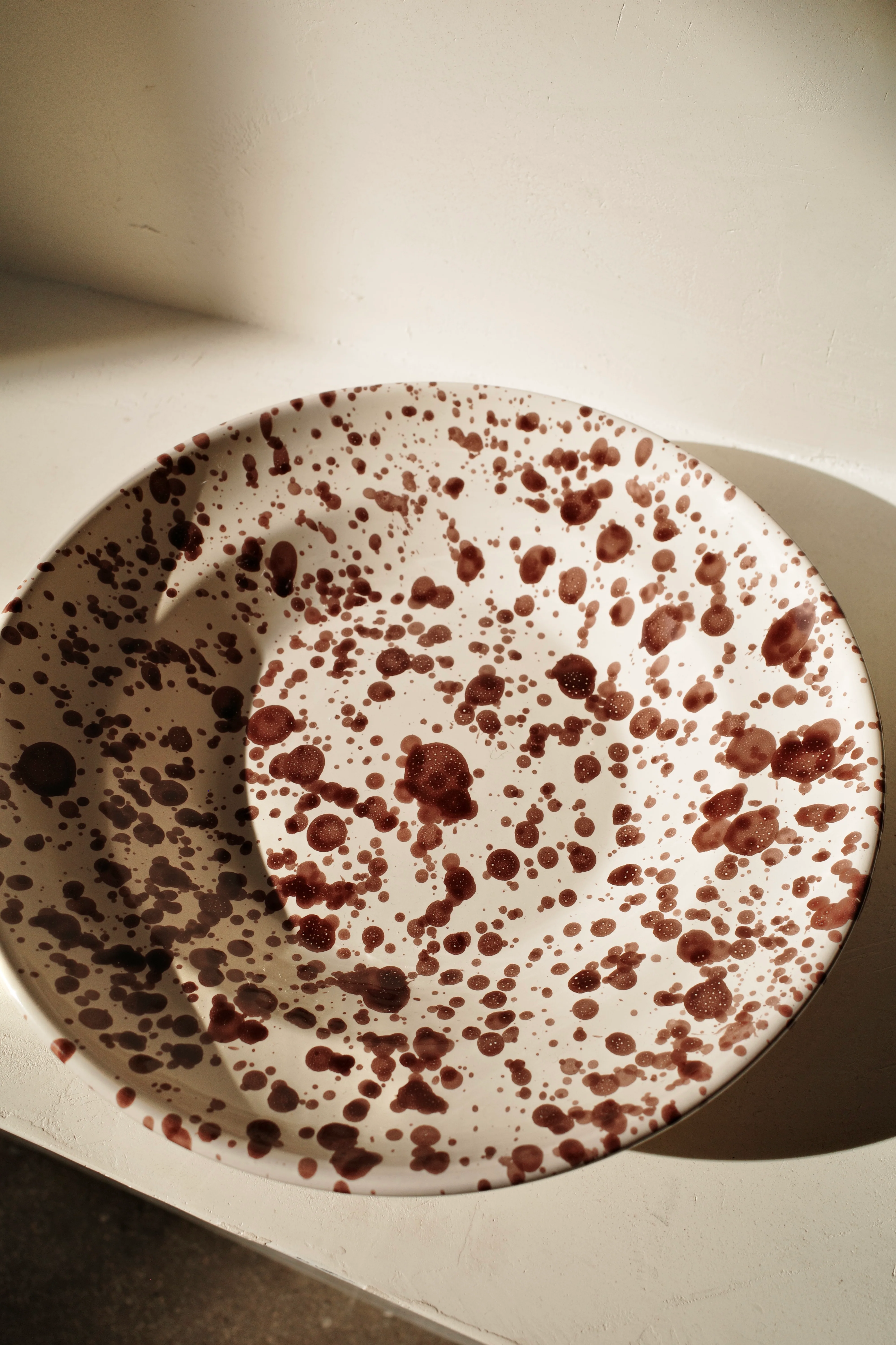 Brown Splatter Deep Plate - Image 6