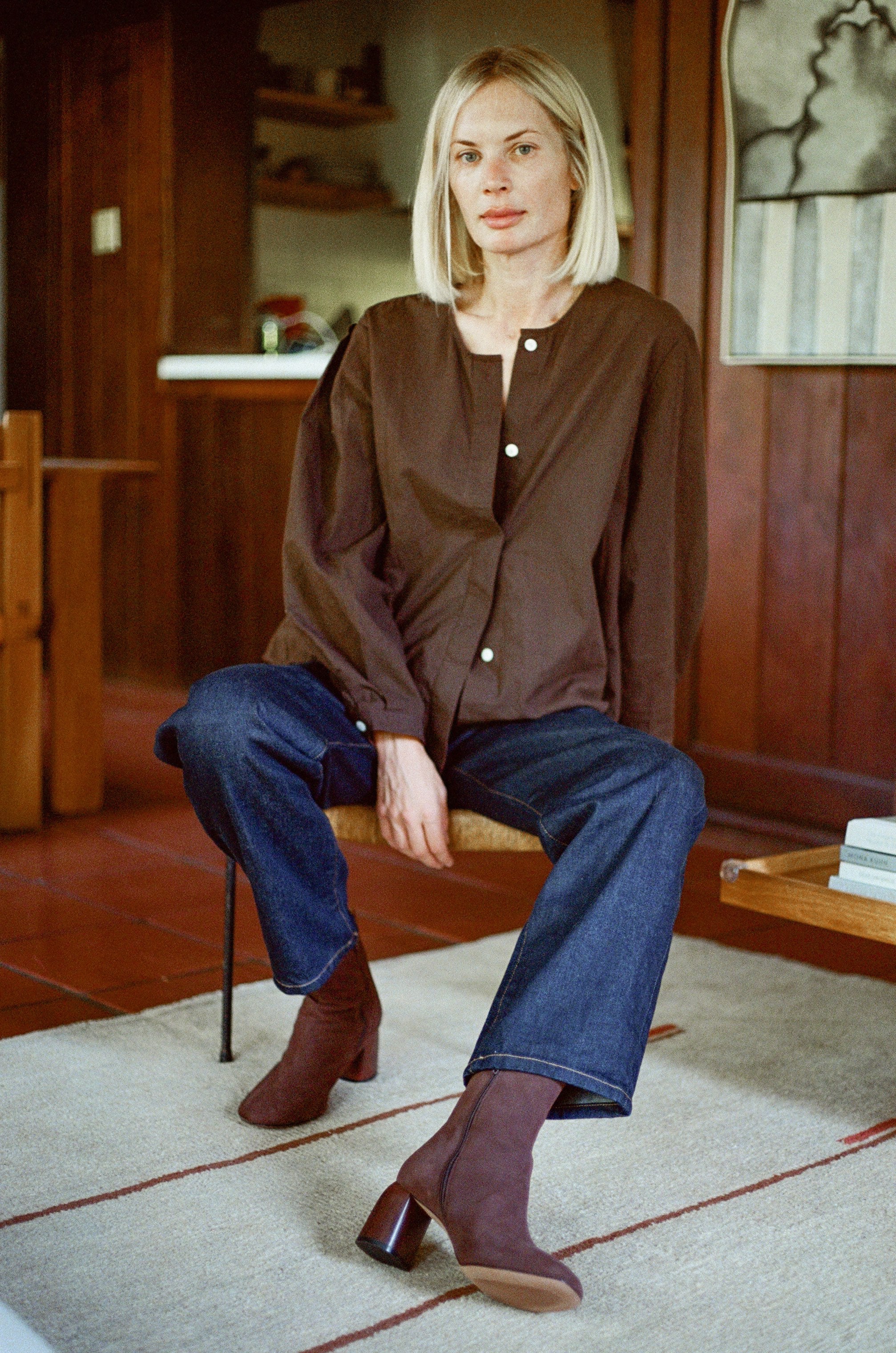 Georgia in Cocoa Suede - Image 3